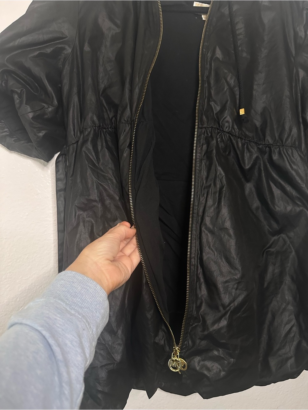 MICHAEL Michael Kors Black Hooded Anorak Jacket - Picture 6 of 8